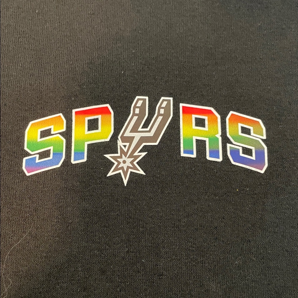 Spurs Black T-Shirt Size Small